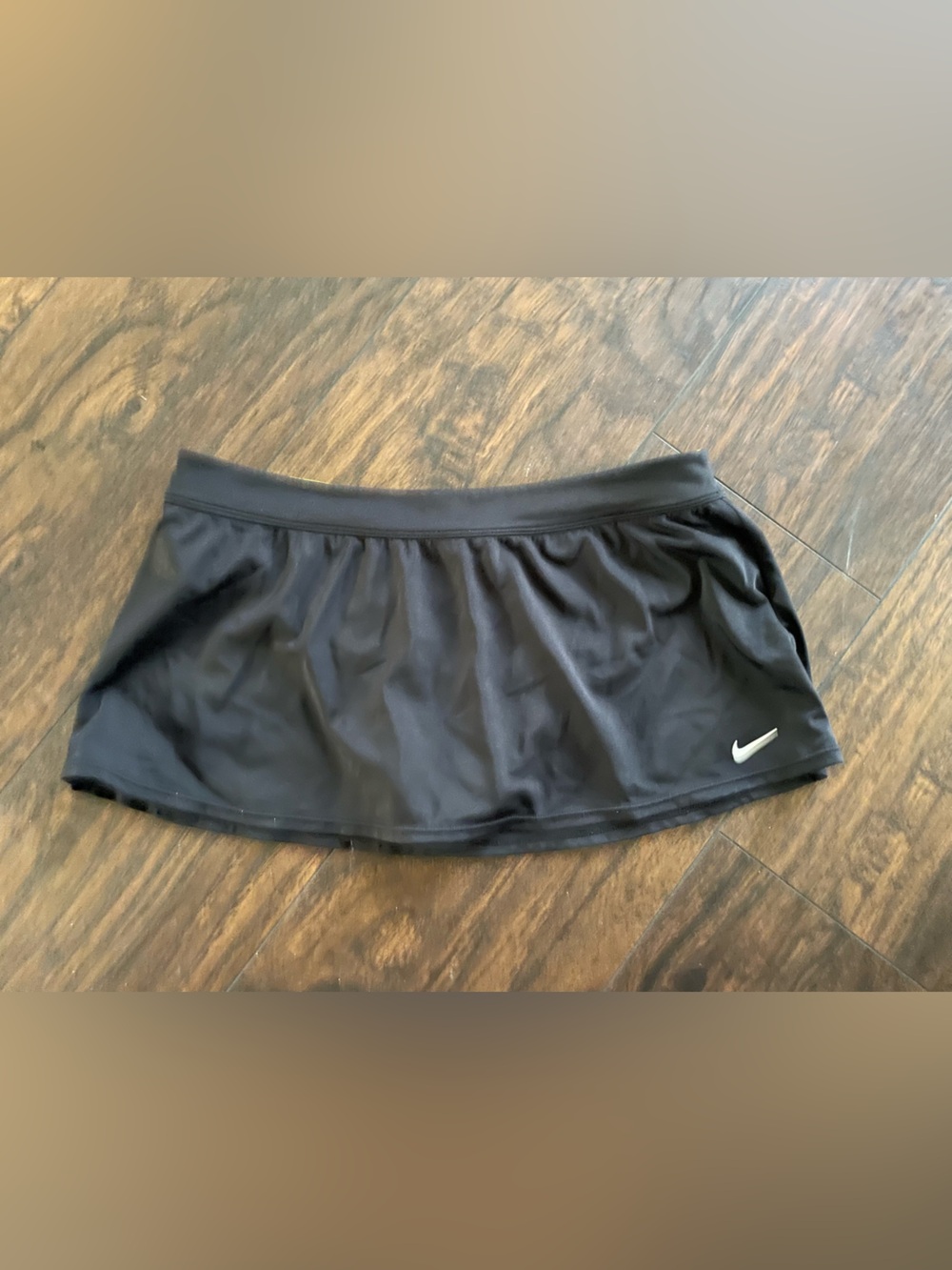 Nike Black swim bottoms Skirt with Swoosh